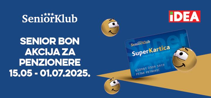 senior bon akcija